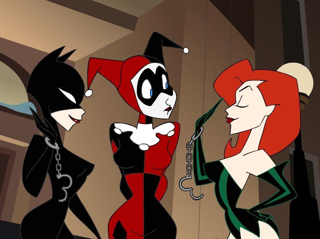 Catwoman, Harley Quinn & Poison Ivy dans "Gotham Girls"